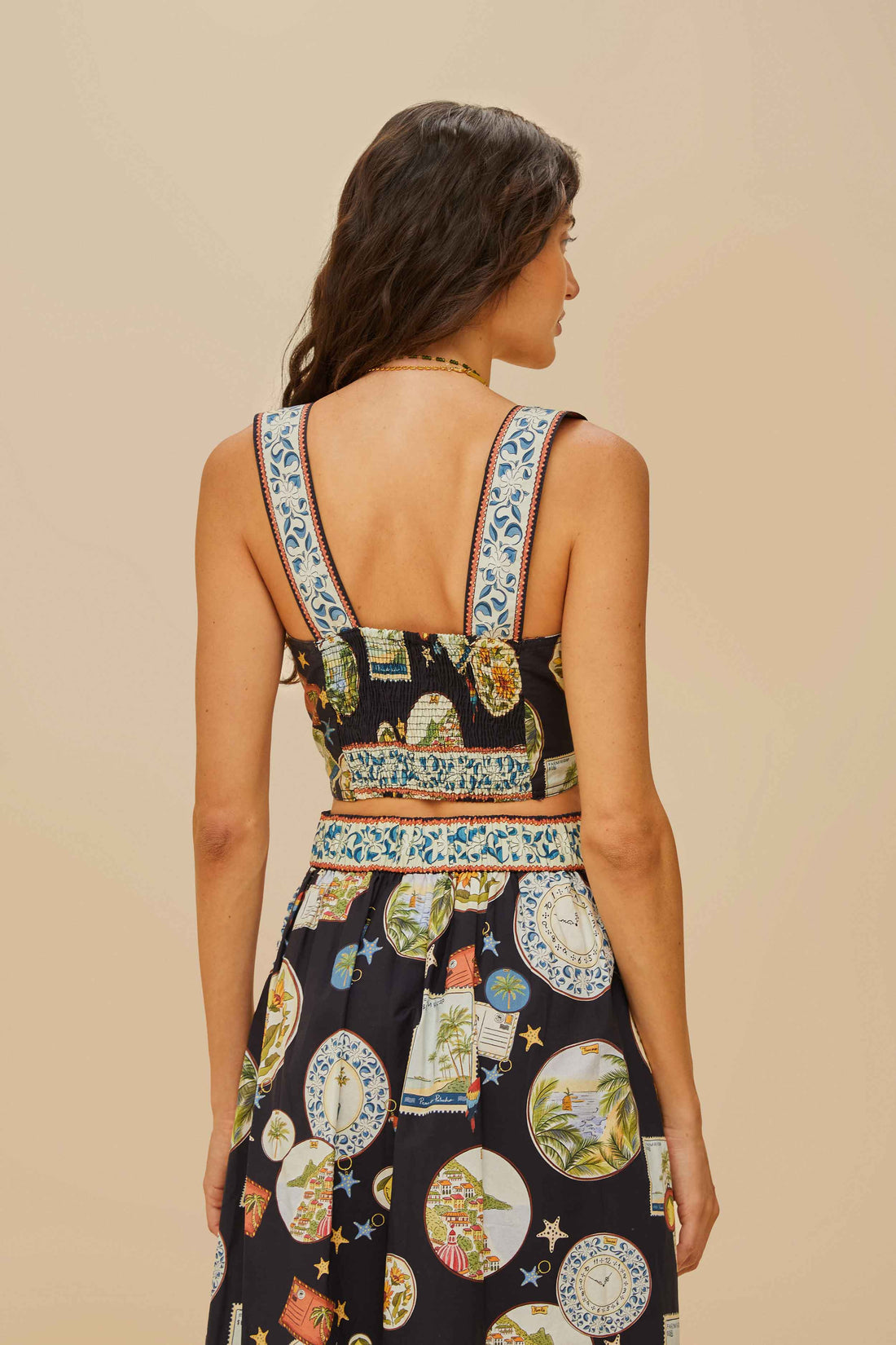 FARM RIO TOP SOUVENIR BLACK