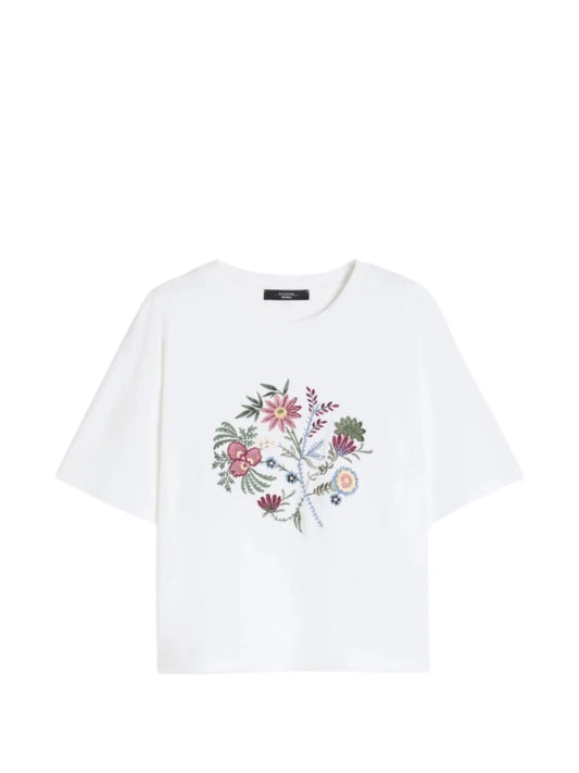WEEKEEND MAX MARA T SHIRT SABATO BIANCO
