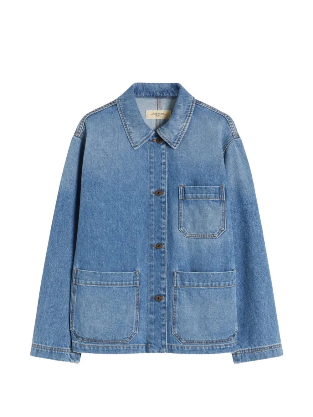 WEEKEND MAX MARA CAMICIA CIRCOLI INDACO