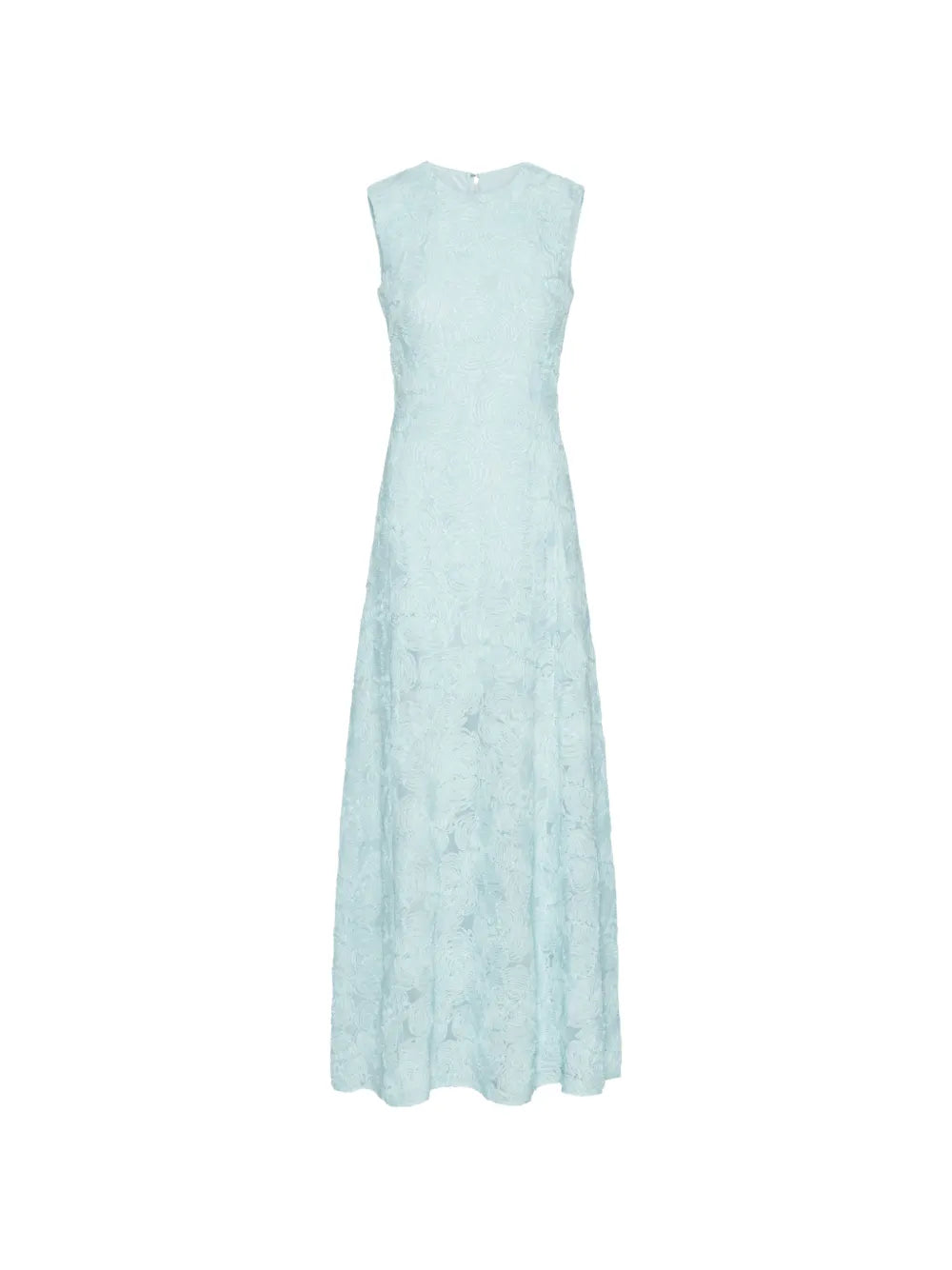ROTATE ABITO MESH MAXI AZZURRO