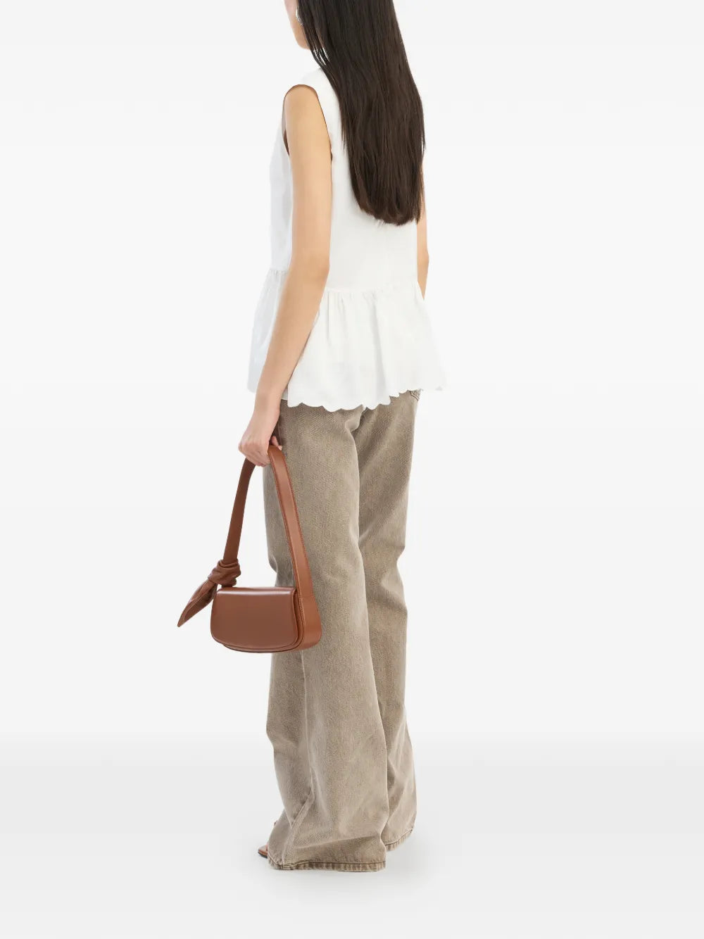 ROTATE JEANS FLARED DRIFTWOOD