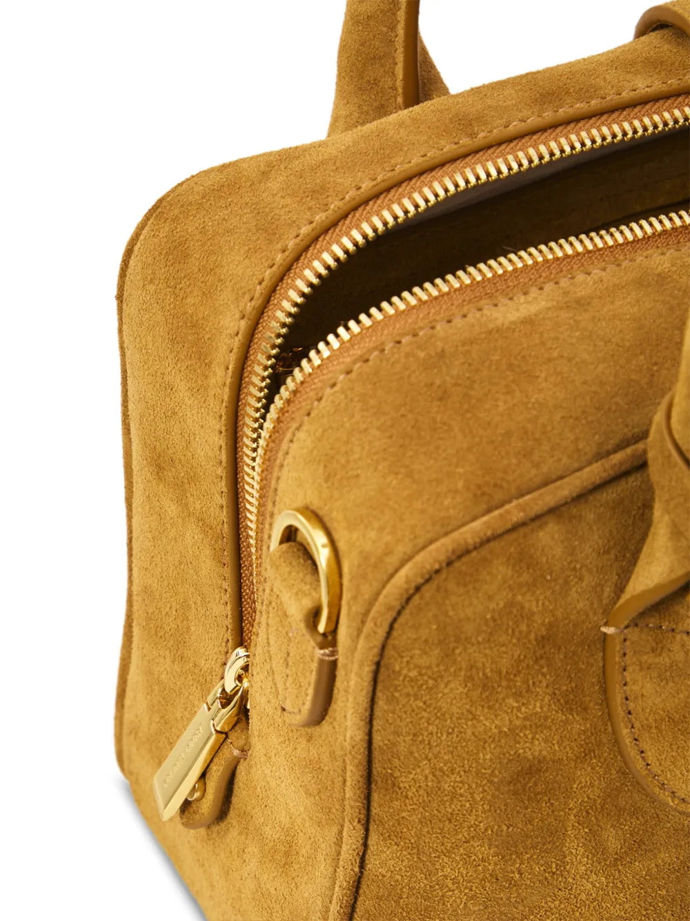 GOLDEN GOOSE BORSA VITA SUEDE CAMMELLO