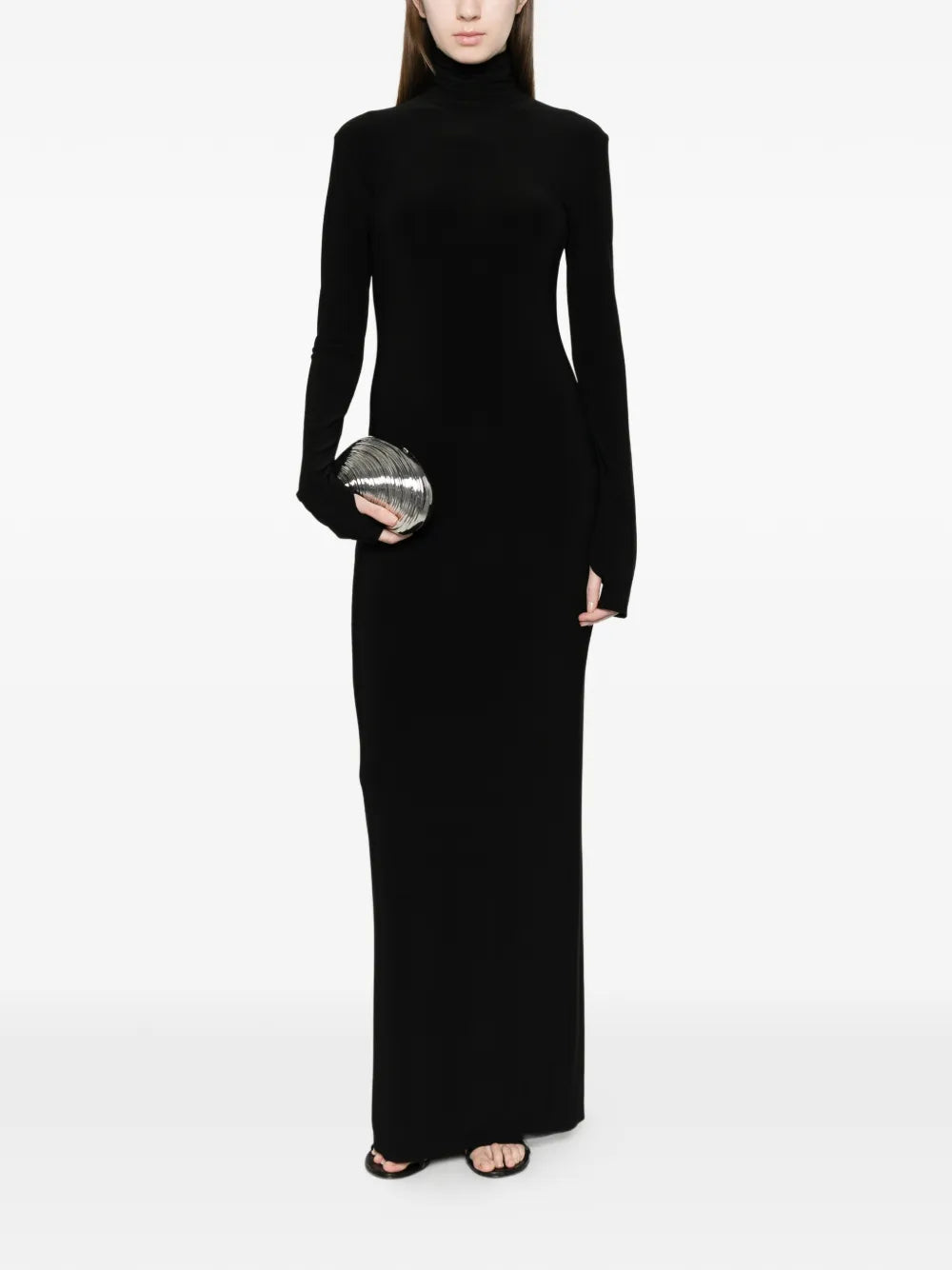 NORMA KAMALI ABITO LUNGO BLACK