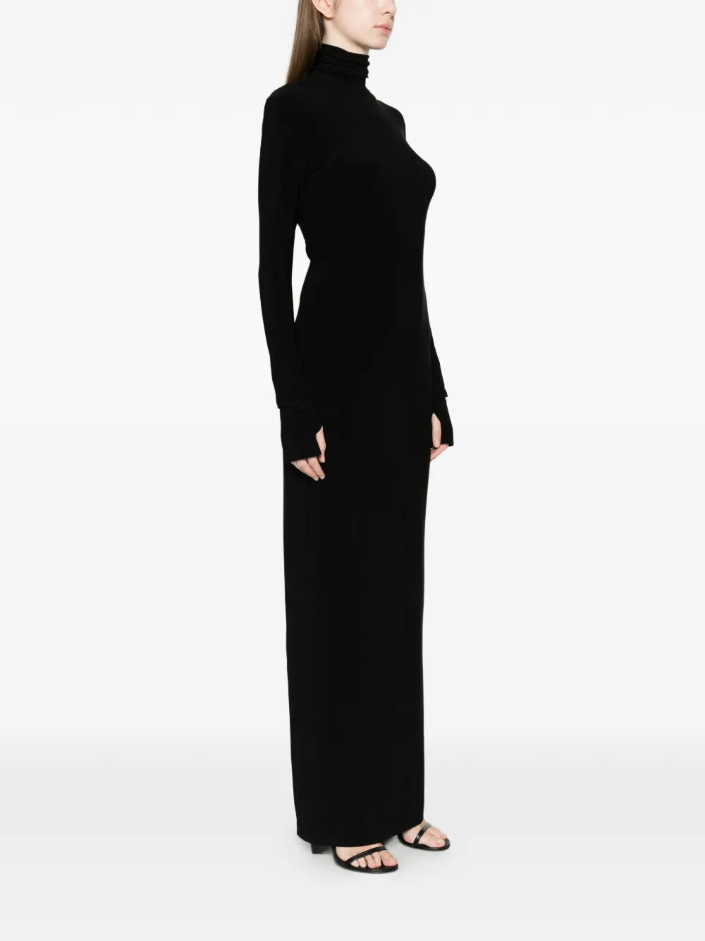 NORMA KAMALI ABITO LUNGO BLACK