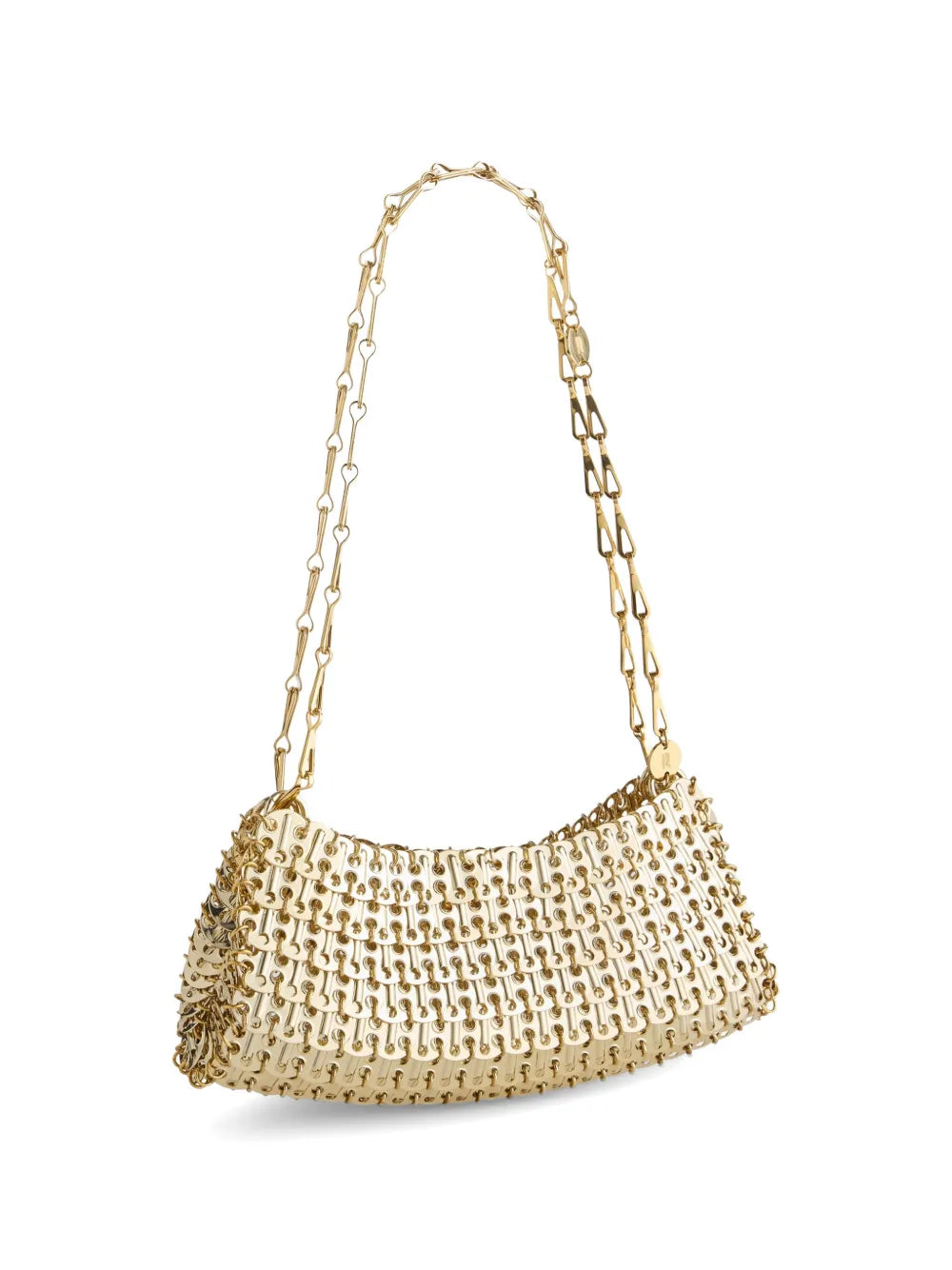 RABANNE BORSA NANO 1969 ACCIAIO GOLD