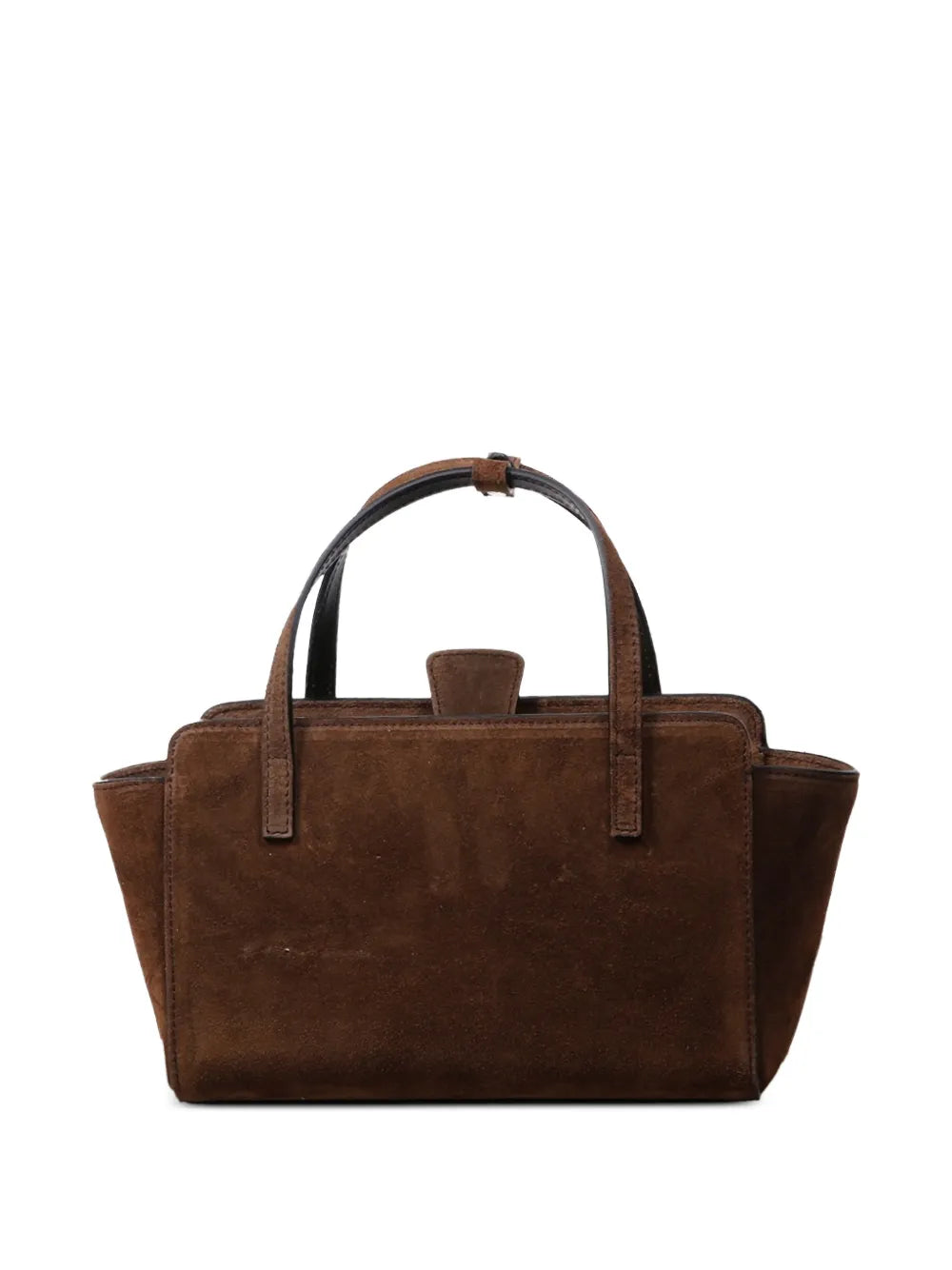 HIDESINS BORSA FLAP S SUEDE CHOCOLAT