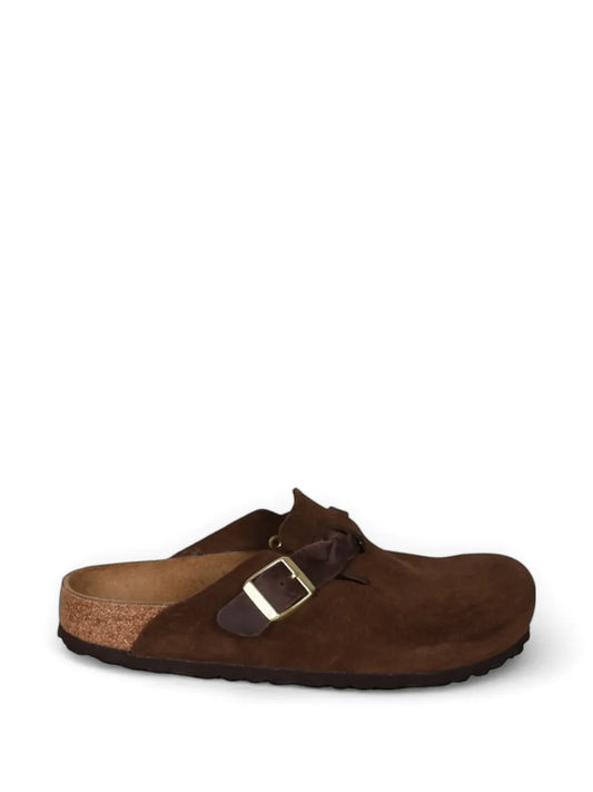 BIRKENSTOCK SANDALO MULE BOSTON CARAFE BROWN