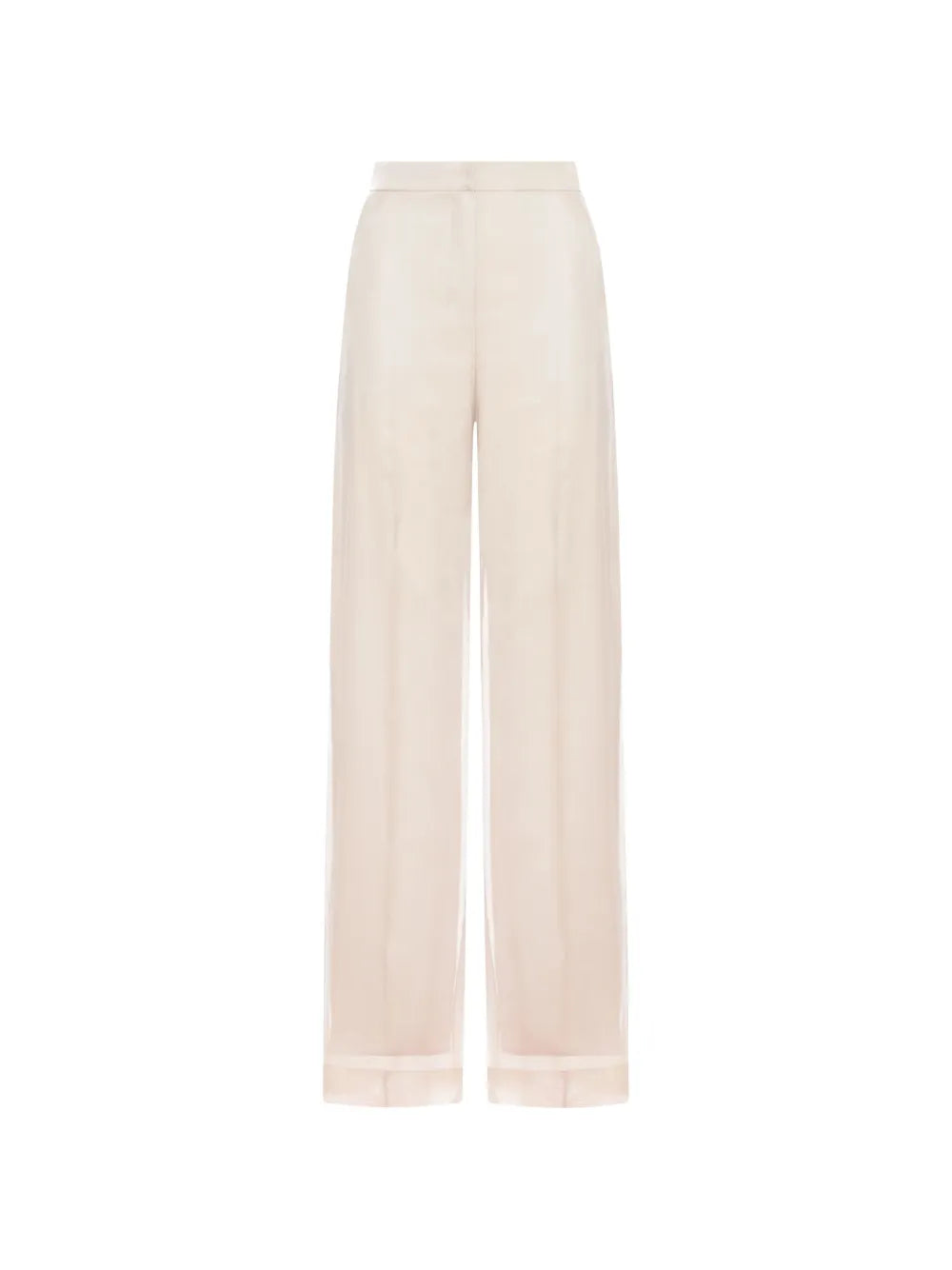 MAX MARA PANTALONE SETA ROSA