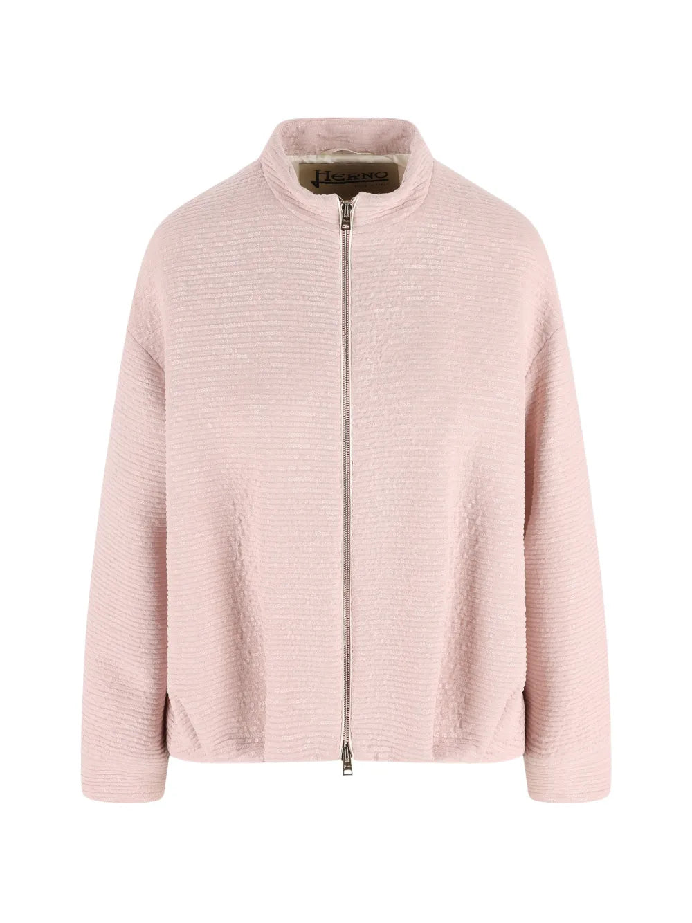 HERNO GIUBBINO PAILLETTES ROSA