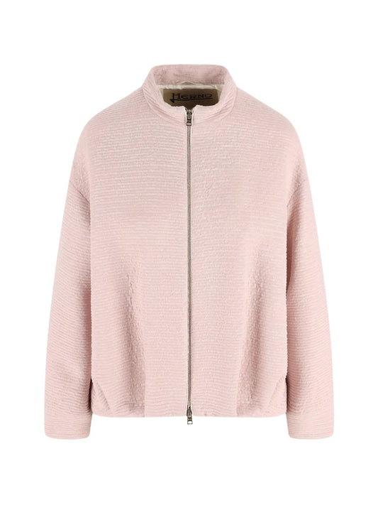 HERNO GIUBBINO PAILLETTES ROSA