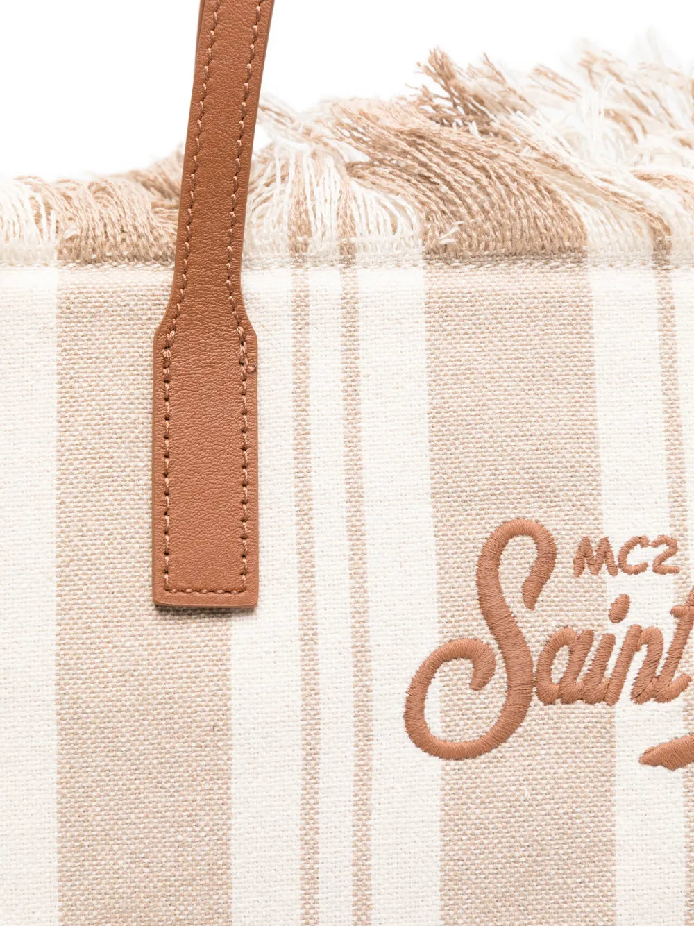MC2 ST.BARTH BORSA TOTE CITY FRANGE  RIGA BEIGE