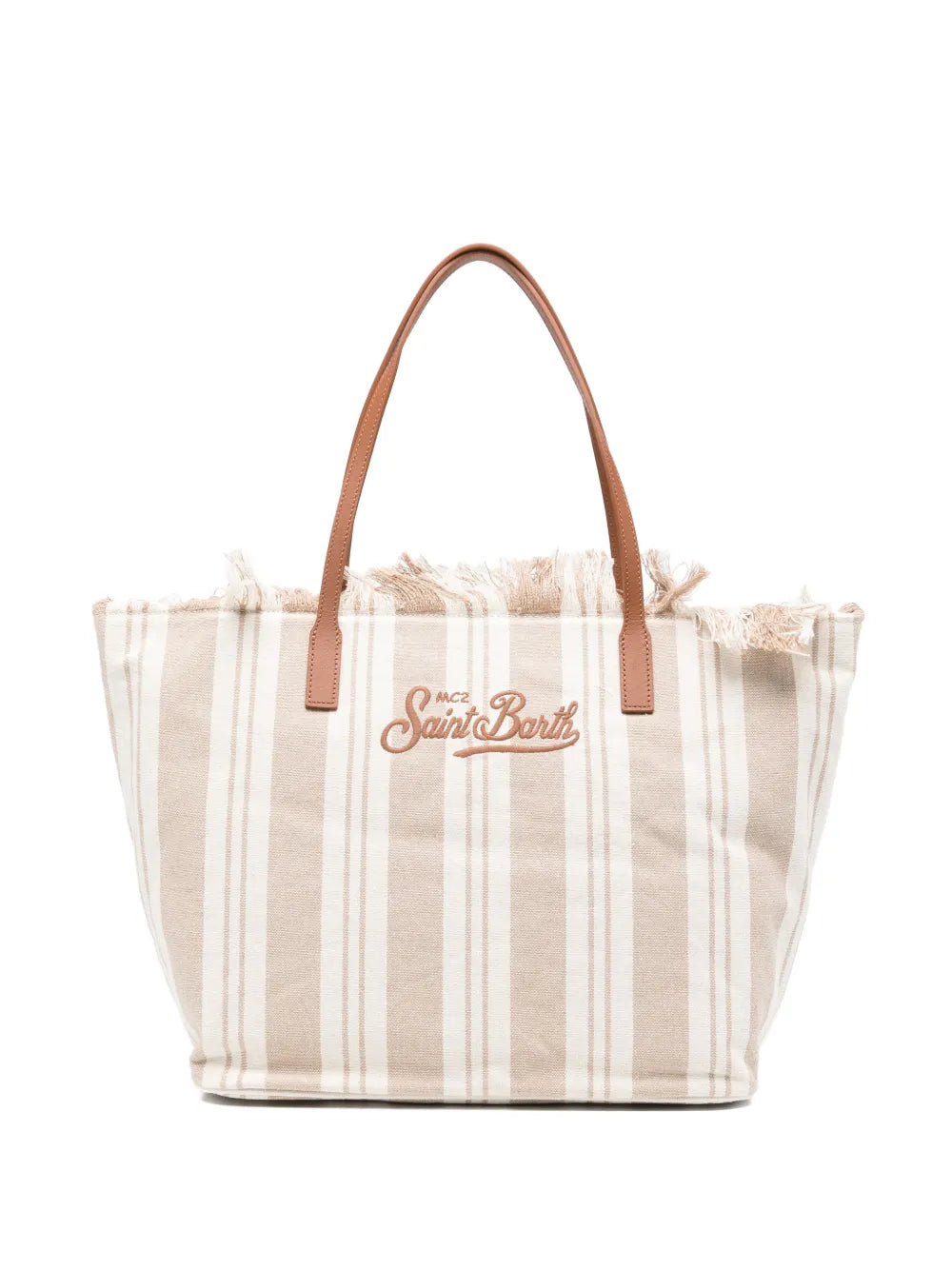 MC2 ST.BARTH BORSA TOTE CITY FRANGE  RIGA BEIGE