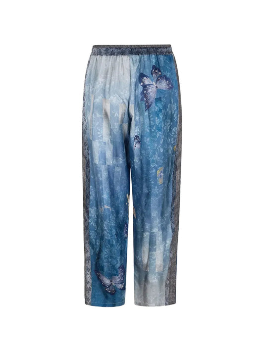 PIERRE-LOUIS MASCIA PANTALONE ALOE AZZURRO