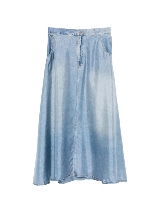 PIERRE-LOUIS MASCIA GONNA SETA DENIM