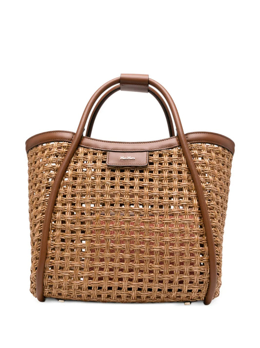 MAX MARA BORSA MARINECESTO CUOIO
