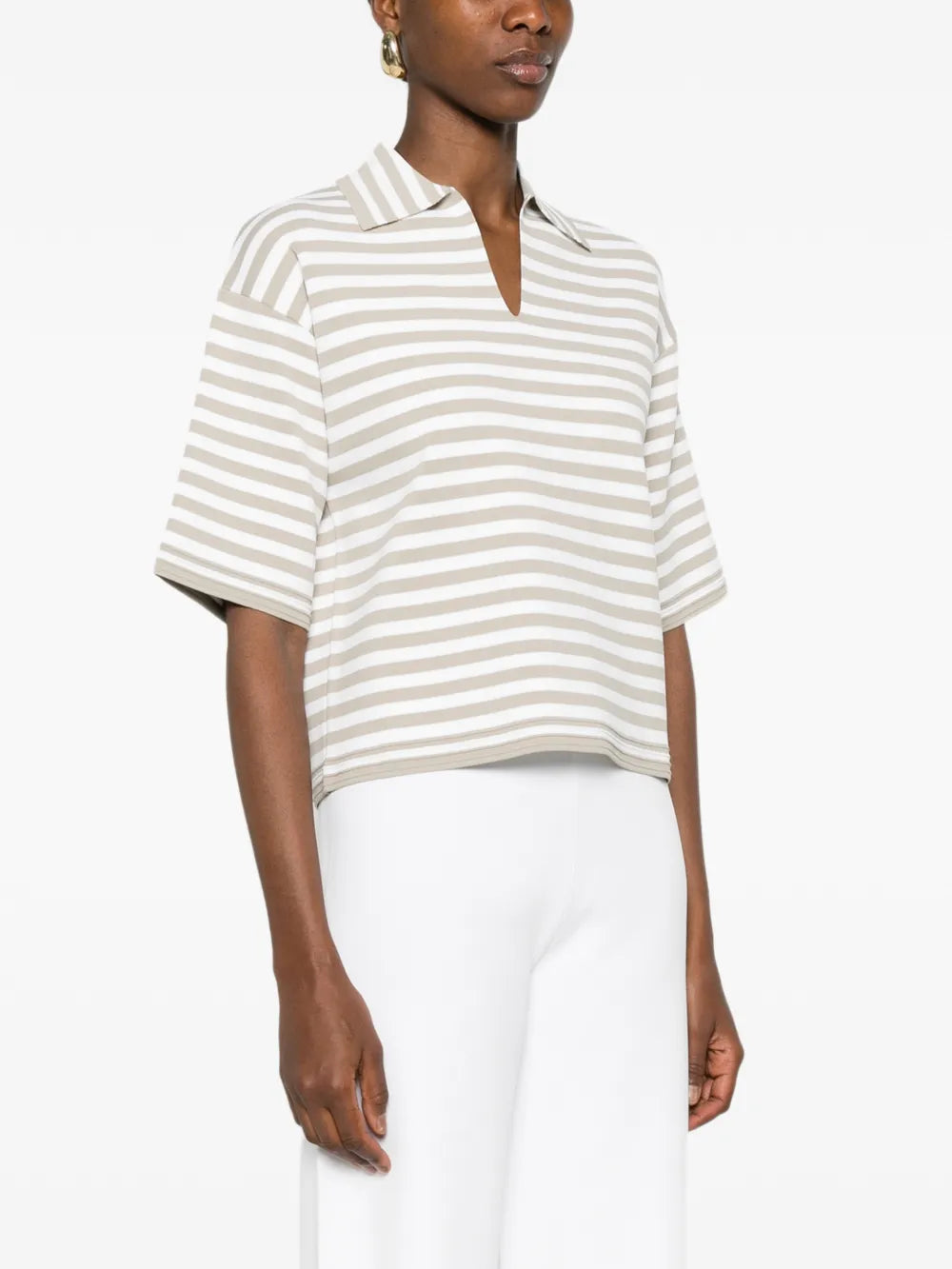 MAX MARA T SHIRT DOLCE A RIGHE