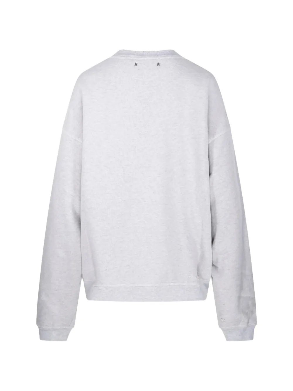 GOLDEN GOOSE FELPA LOGO GRAY
