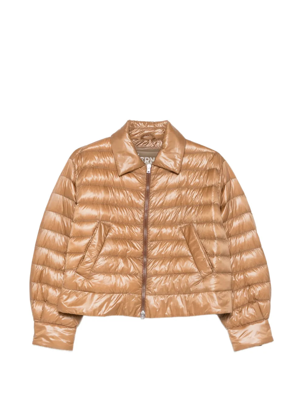 HERNO PIUMINO COLLETTO POLO CAMMELLO
