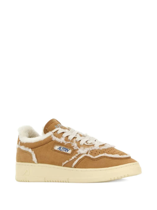 AUTRY SNEAKERS MEDALIST SUEDE COGNAC