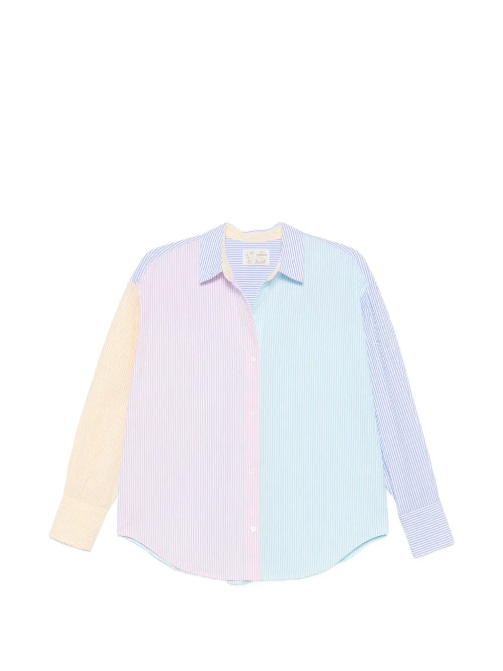 MC2 ST.BARTH CAMICIA CRISTAL SEERSUCKER RIGHE MULTICOLOR