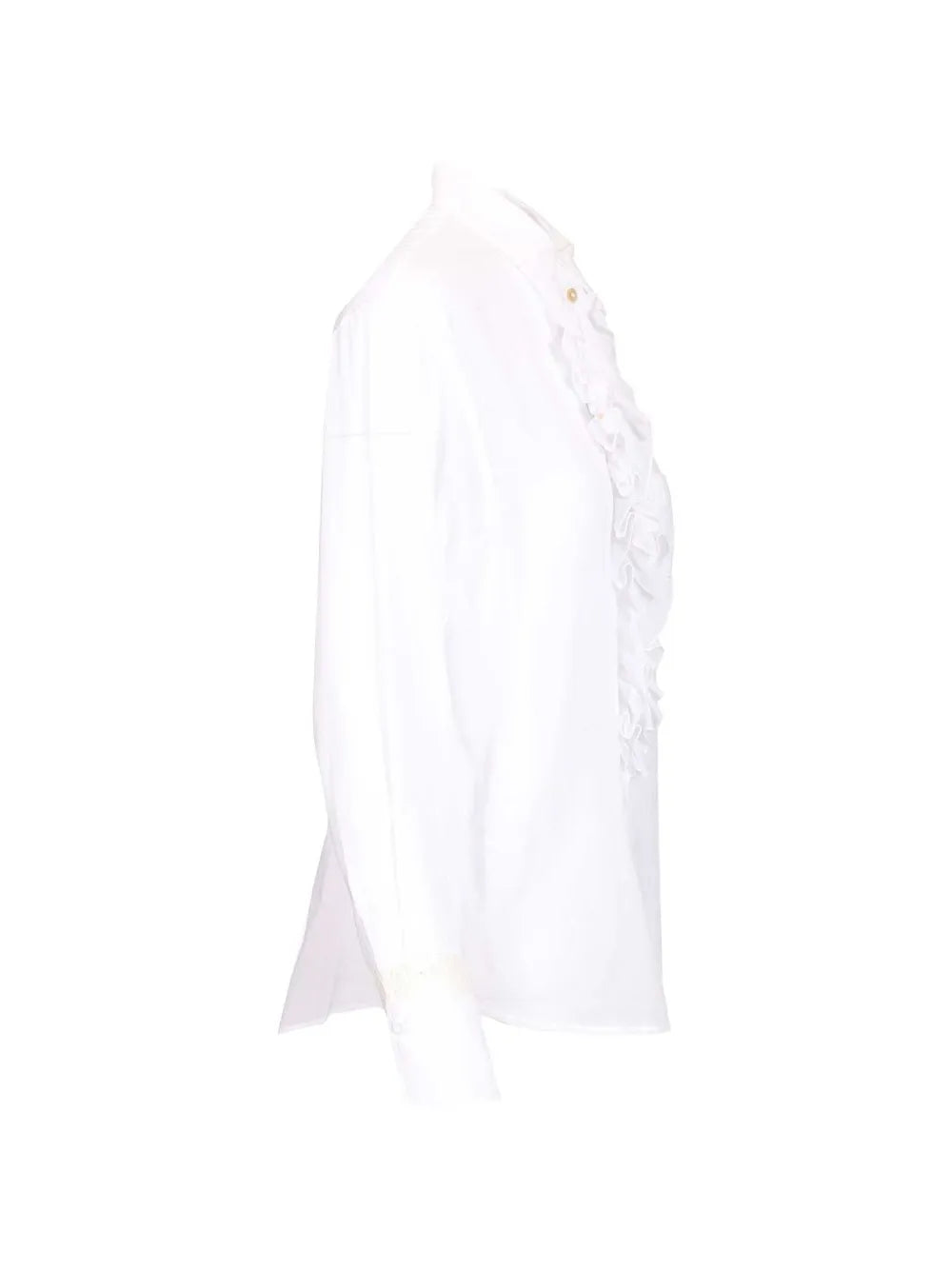FORTE FORTE CAMICIA RUCHES BIANCA