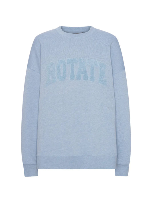 ROTATE FELPA LOGO AZZURRO