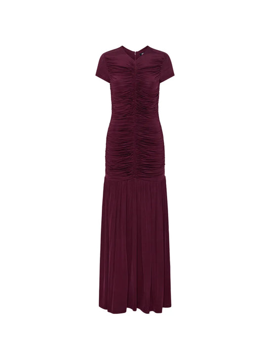 ROTATE ABITO MAXI BORDEAUX
