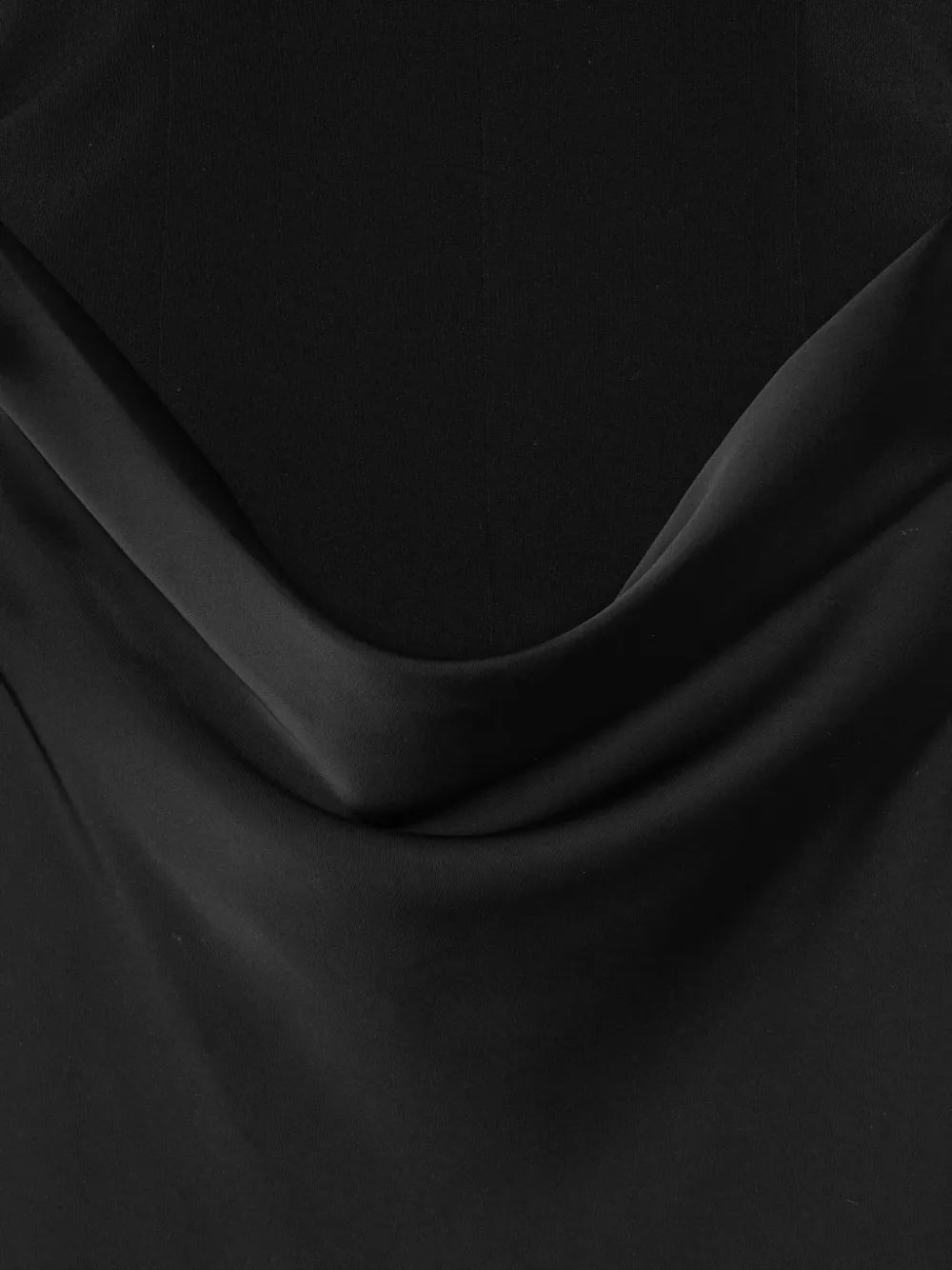 ROTATE ABITO MAXI DRAPPEGGIATO BLACK