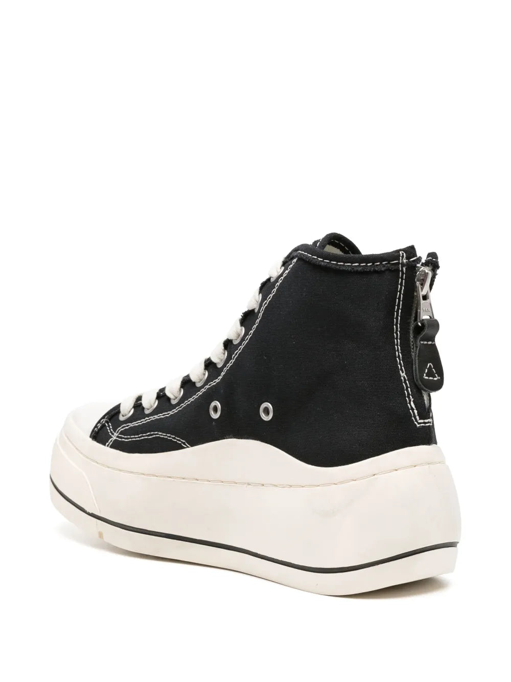 R13 HIGH TOP SNEAKERS BLACK