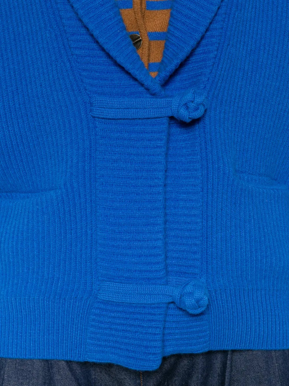 FORTE FORTE CARDIGAN LAPISLAZZULI
