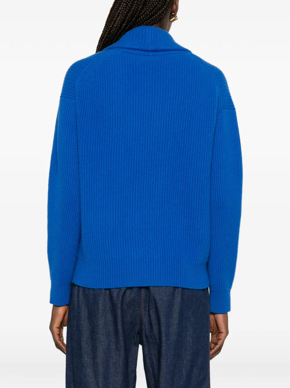 FORTE FORTE CARDIGAN LAPISLAZZULI