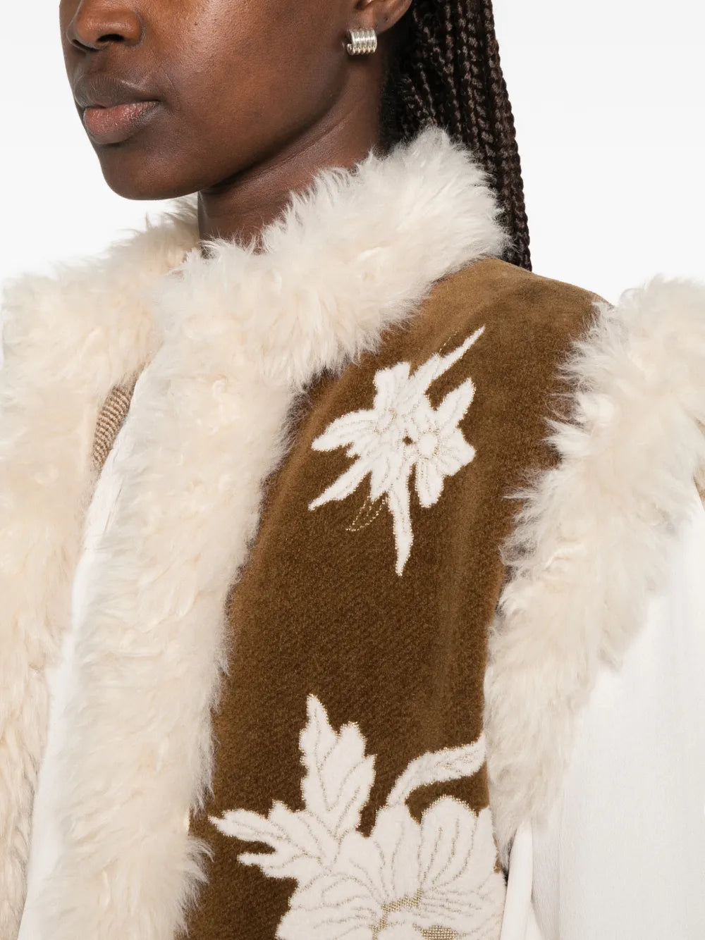 FORTE FORTE GILET "THE LOTUS" CUMINO