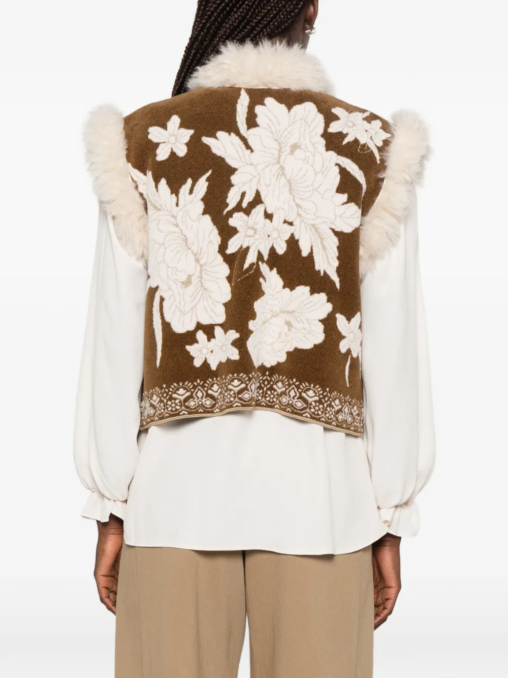 FORTE FORTE GILET "THE LOTUS" CUMINO
