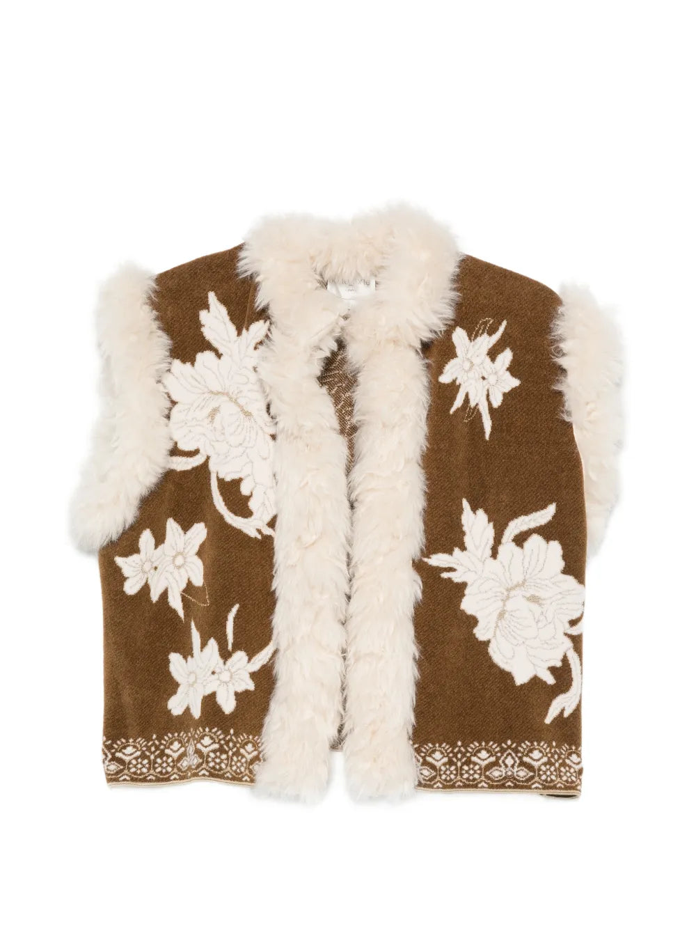 FORTE FORTE GILET "THE LOTUS" CUMINO