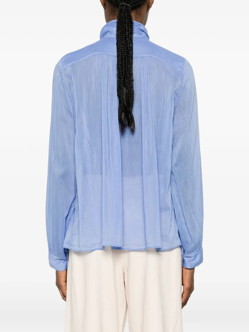 FORTE FORTE CAMICIA BOHEMIEN OXFORD BLUE