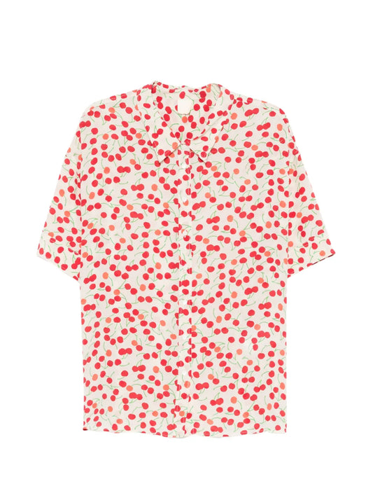 ASPESI CAMICIA STAMPA CHERRY