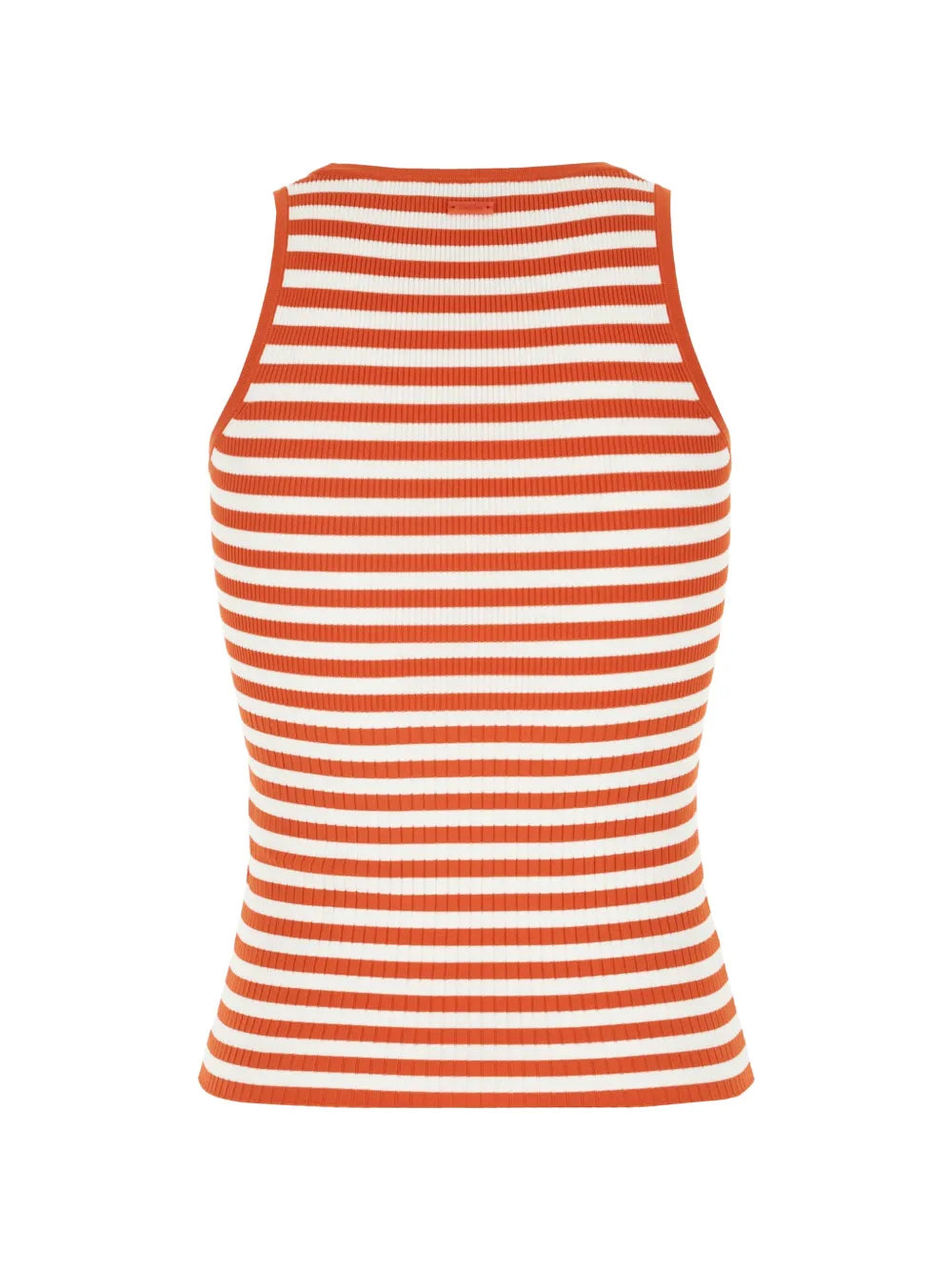 MAX MARA CANOTTA GHIRO RIGHE ARANCIO