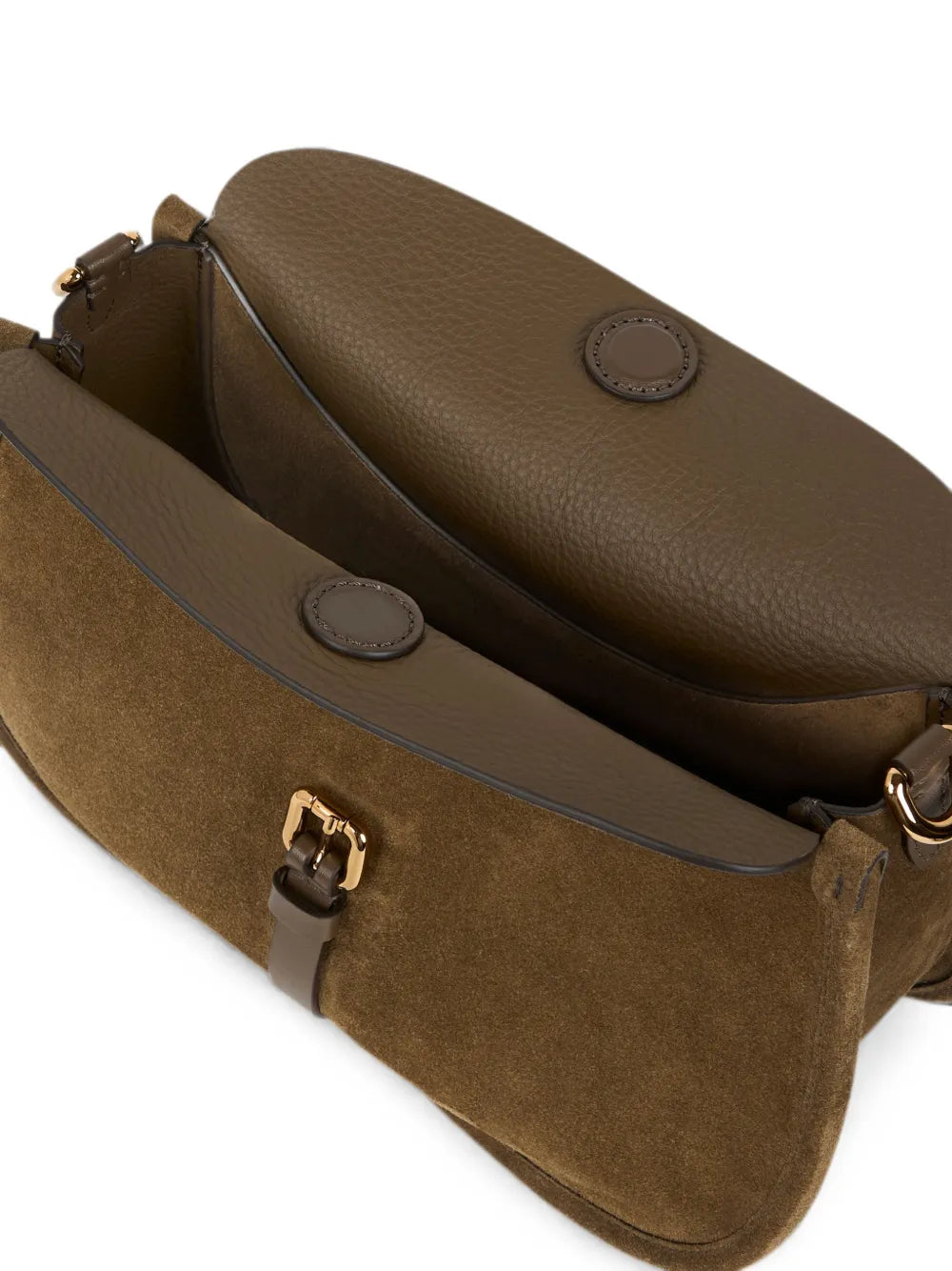 ETRO BORSA CROSSBODY PONY SUEDE VERDE
