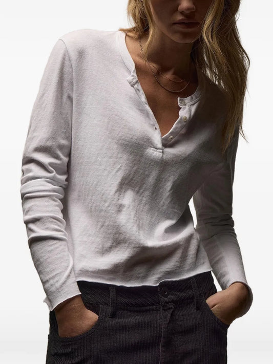 JAMES PERSE MAGLIA M/LUNGA WHITE