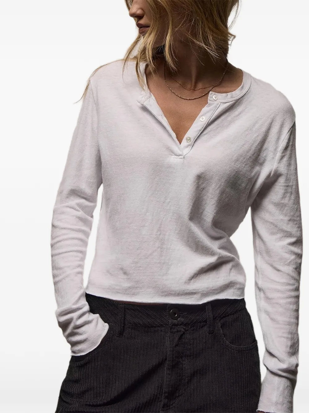 JAMES PERSE MAGLIA M/LUNGA WHITE