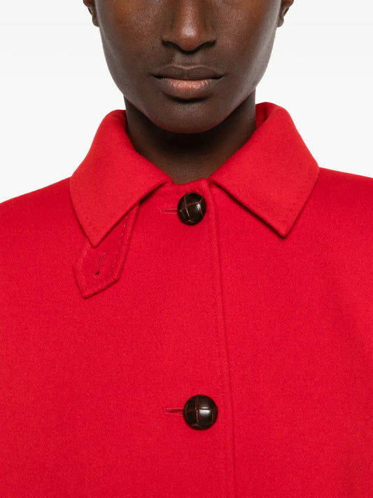 WEEKEND MAX MARA CAPPOTTO GESSATI ROSSO