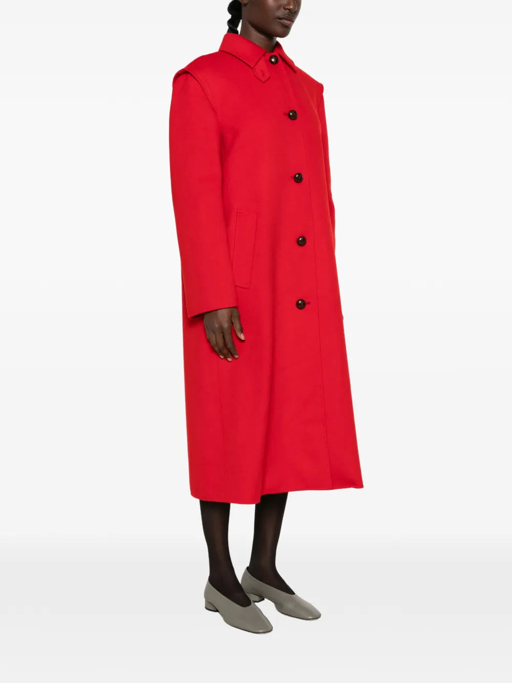 WEEKEND MAX MARA CAPPOTTO GESSATI ROSSO