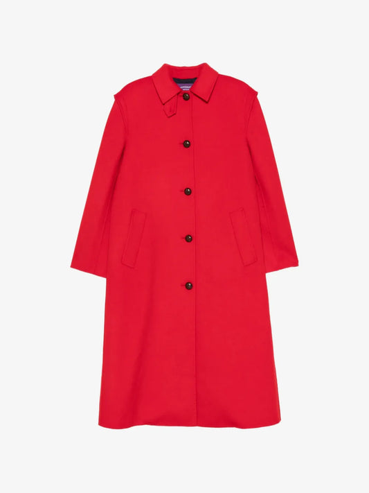 WEEKEND MAX MARA CAPPOTTO GESSATI ROSSO