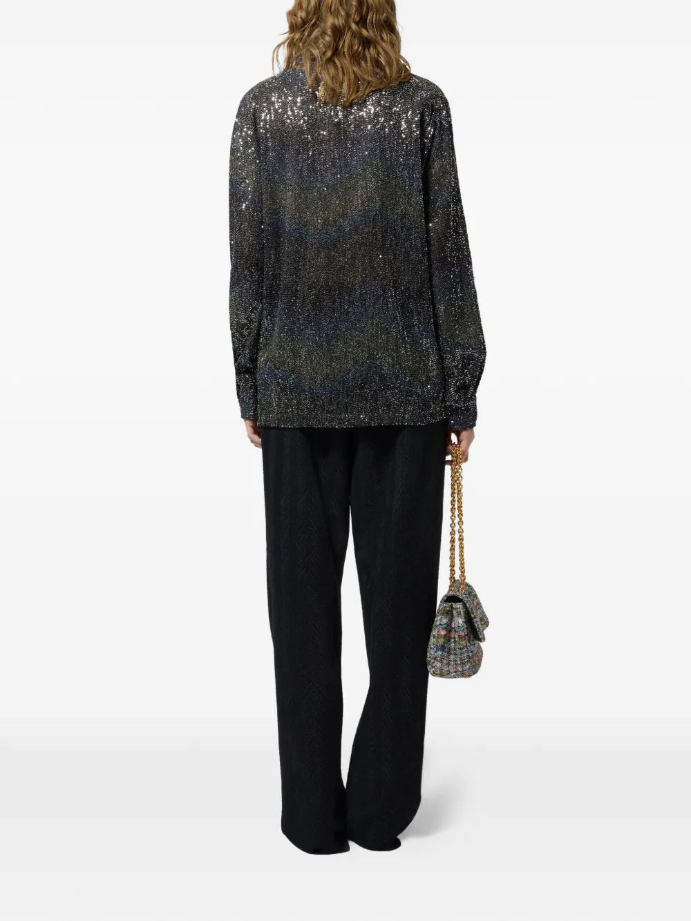 MISSONI CAMICIA PAILLETTES BLACK