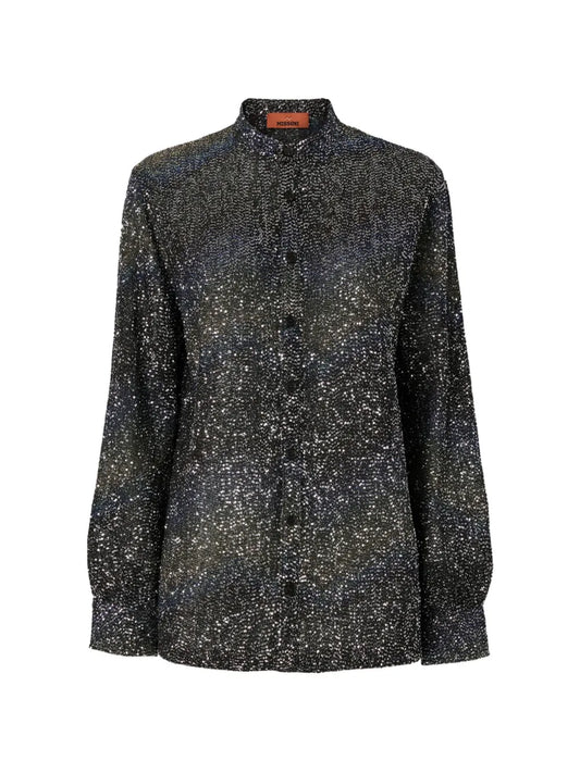 MISSONI CAMICIA PAILLETTES BLACK
