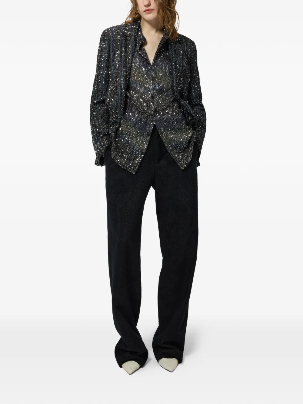 MISSONI CAMICIA PAILLETTES BLACK