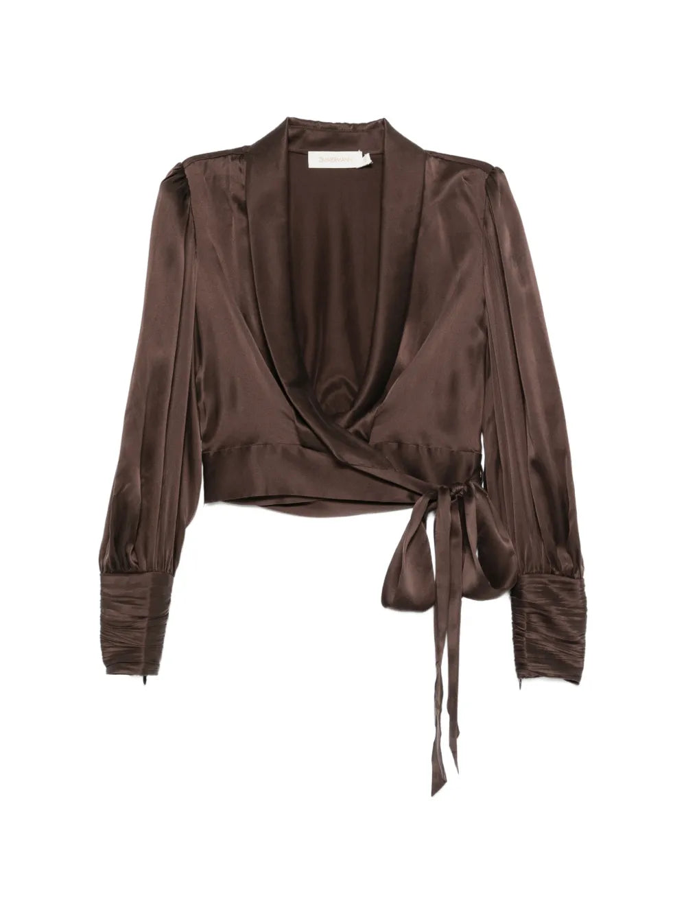 ZIMMERMANN CAMICIA CHOCOLATE