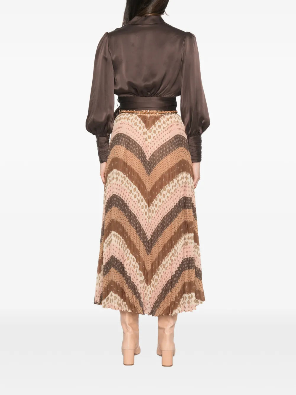 ZIMMERMANN CAMICIA CHOCOLATE