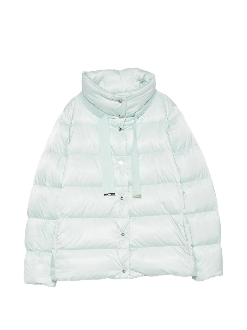 HERNO PARKA TRAPUNTATO AZZURRO
