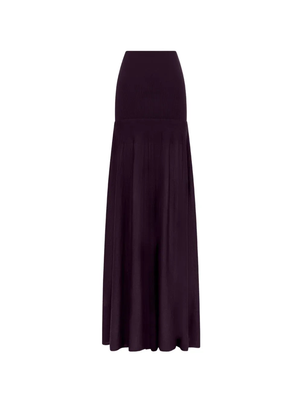 RABANNE GONNA LUNGA AUBERGINE